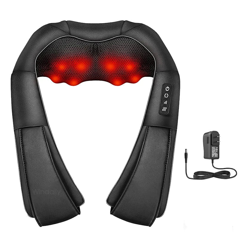 Neck and Shoulder Massager With Heat Electric Back