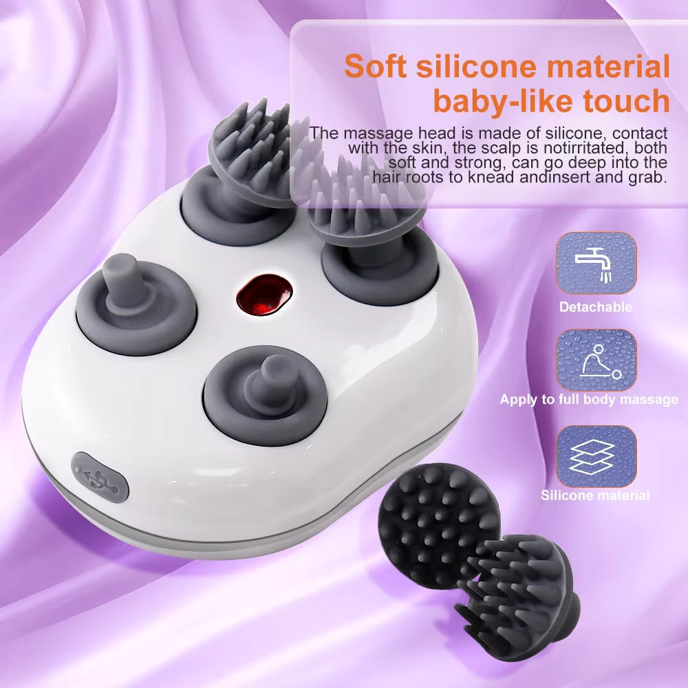 Scalp Massager Adjustable Deep Kneading Scalp Massage