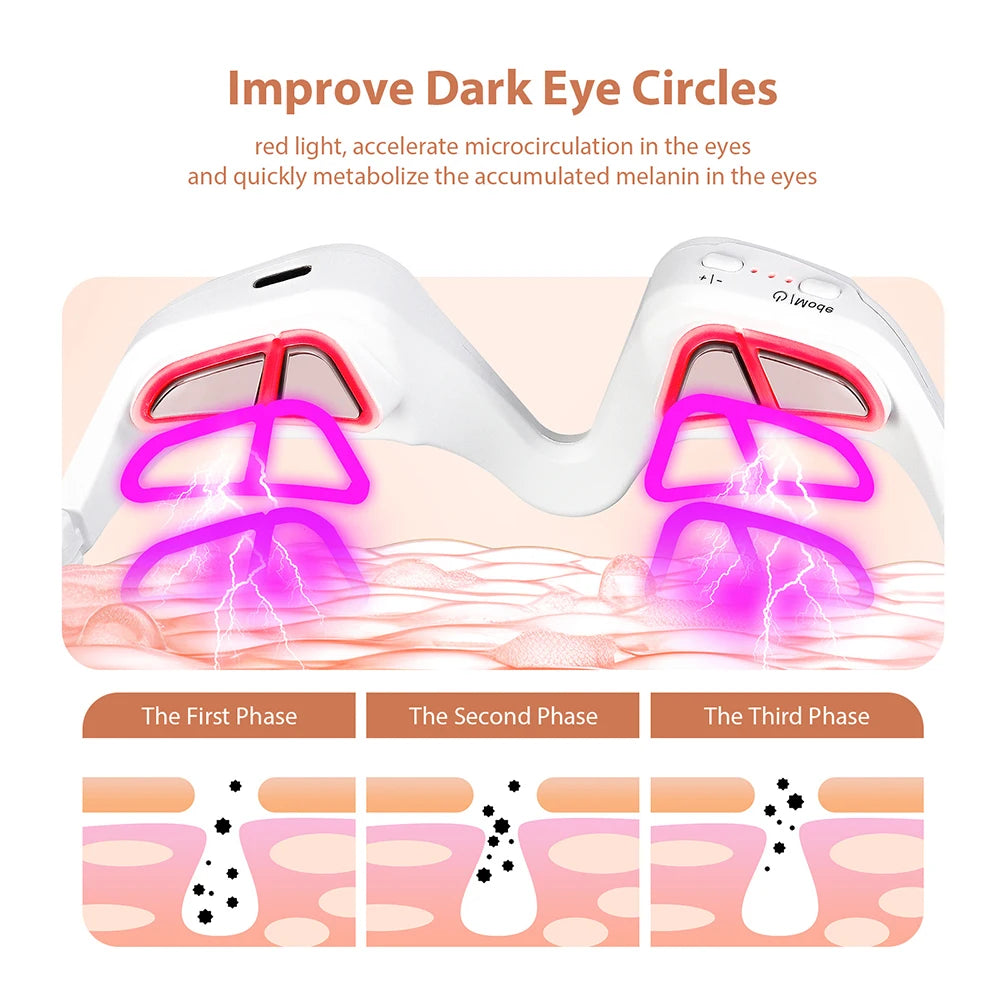 3D Eyes Relax Massager Fatigue Relief Lighten Dark Circles Beauty Eye Care