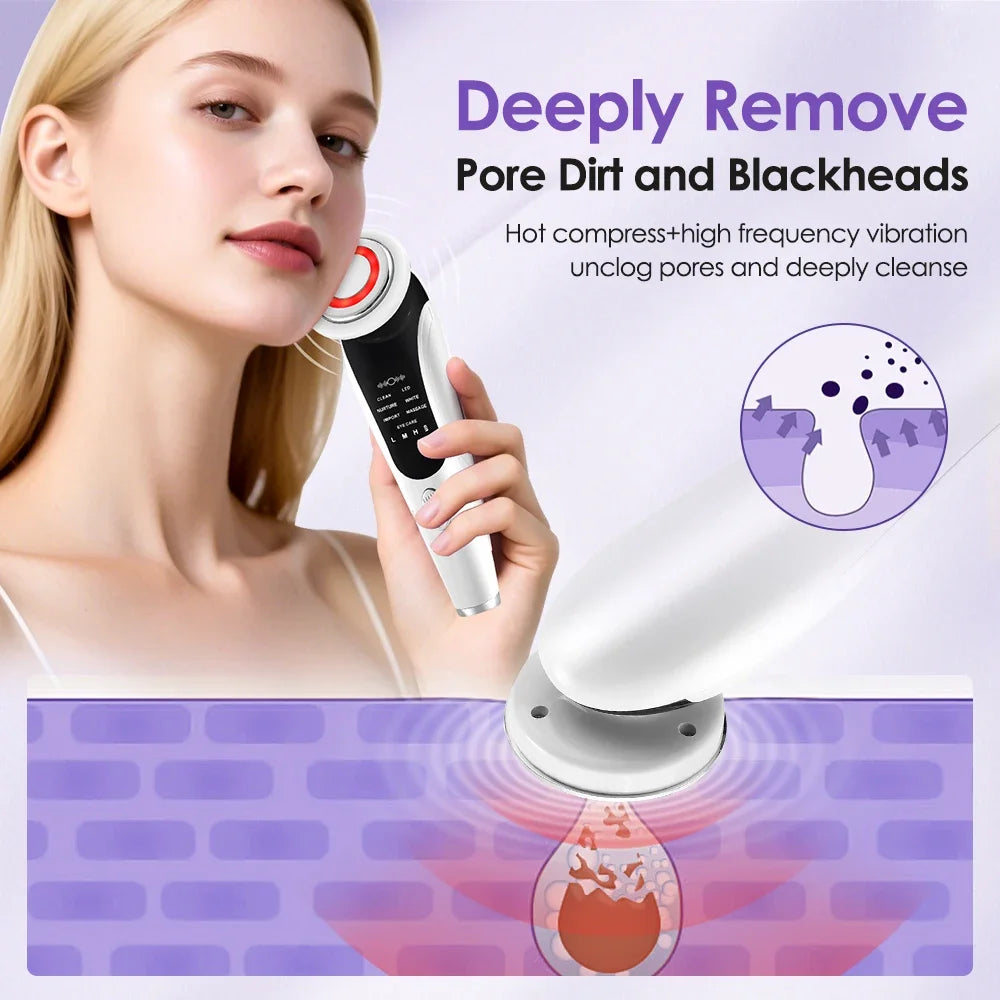 Facial Massager Skin Care Tool LED Light Therapy