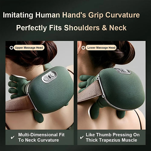 Bionic Neck Shoulder MassagerWaist Leg Body Muscles Massage Pillow